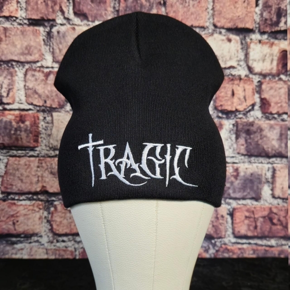 Lifes A Bore Tragic Knit Beanie - Picture 1 of 8